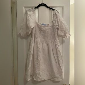 EUC Hill House Swiss Dot Athena Nap Dress